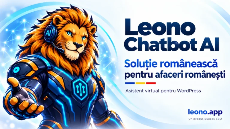 Site-ul firmei tale răspunde și după ora 18:00? Leono AI Chat Bot, pentru WordPress